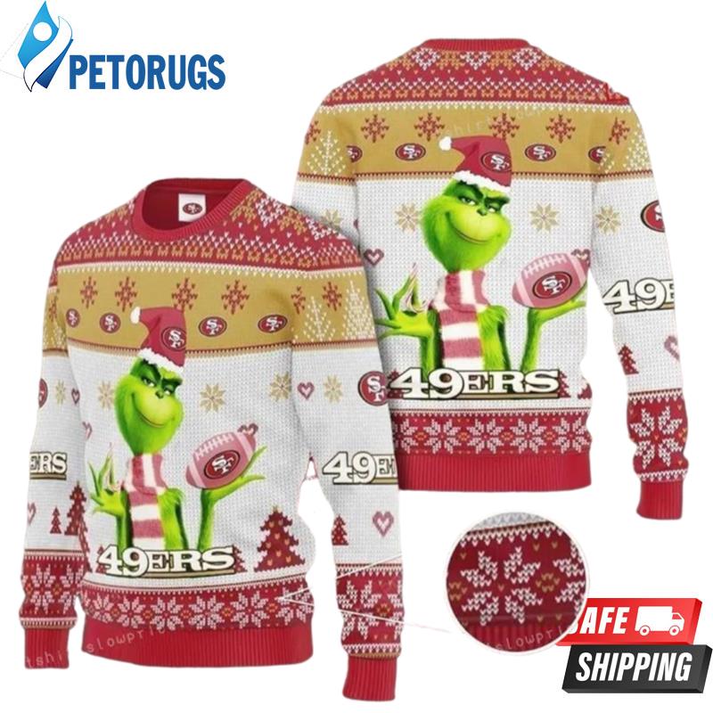Grinch San Francisco 49Ers New Design Ugly Christmas Sweaters