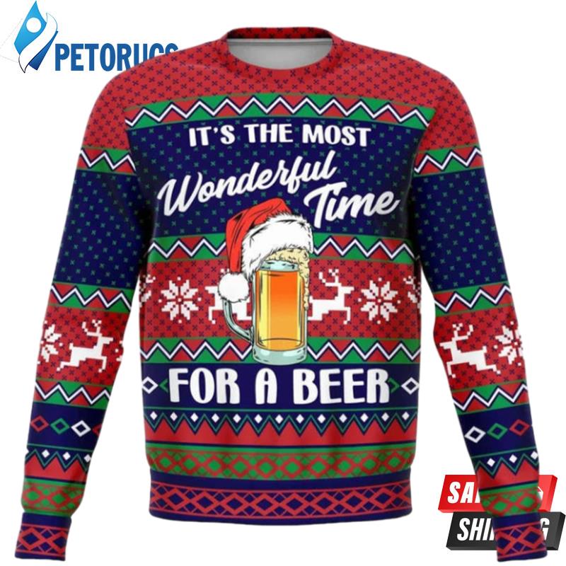 Its the most wonderful time for Beer Ugly Christmas Sweaters