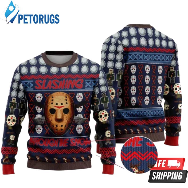 Jason Voorhees Horror Movie Halloween Christmas Ugly Christmas Sweaters