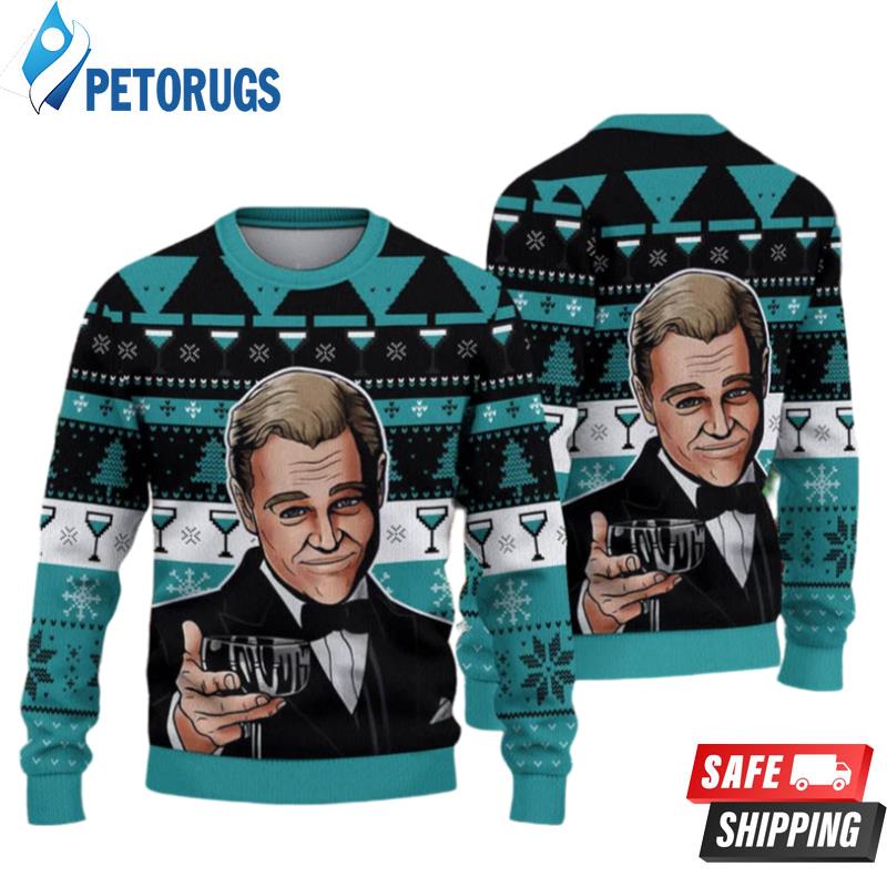 Leonardo Dicaprio Wine Glass Meme Christmas Ugly Christmas Sweaters