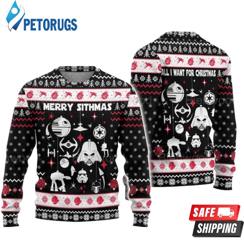 Merry Christmas Star Wars Ugly Christmas Sweaters