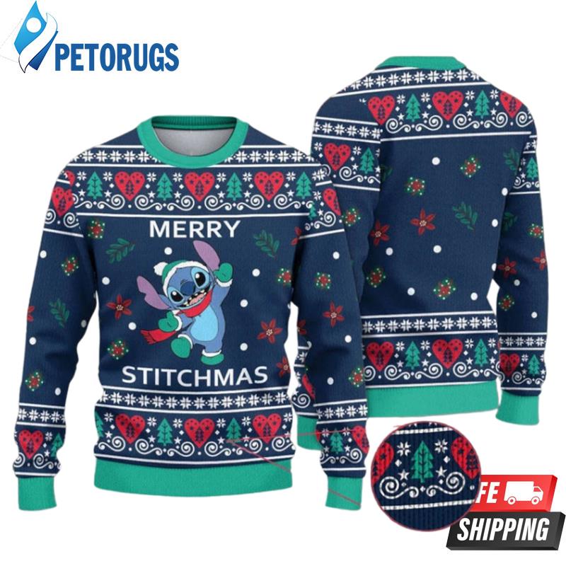 Merry Stitchmas Stich Ugly Christmas Sweaters