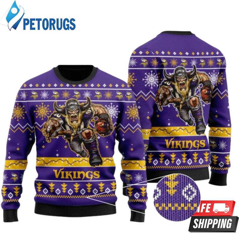 Minnesota Vikings Mascot NFL Ugly Christmas Sweaters