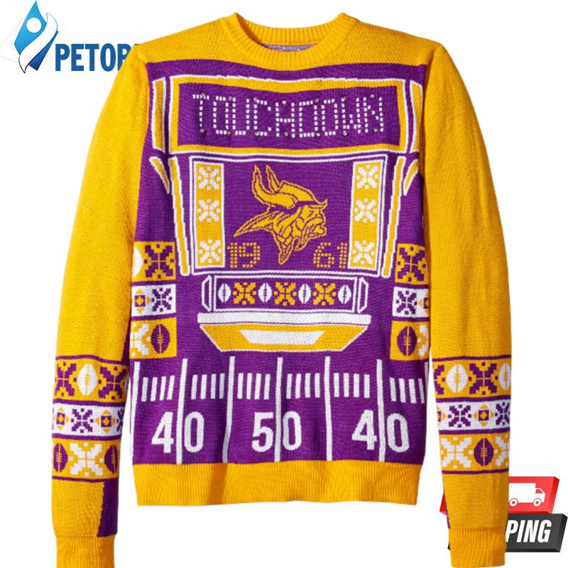 Minnesota Vikings Touchdown Ugly Christmas Sweaters