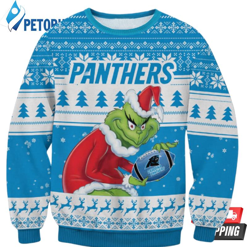 NFL Carolina Panthers Grinch Christmas Ugly Christmas Sweaters