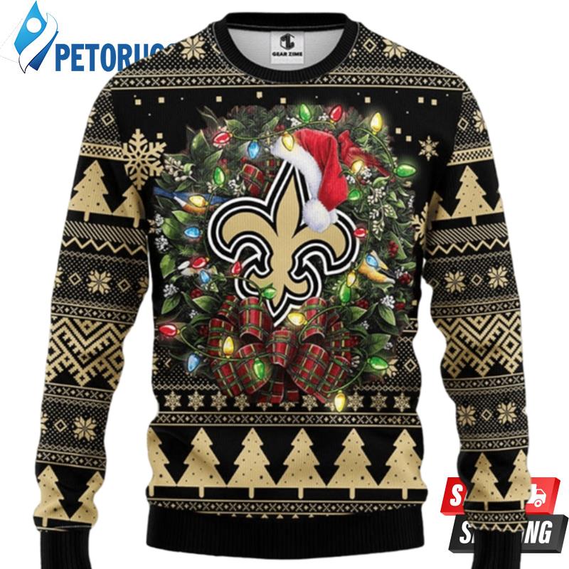 New Orleans Saints Christmas Ugly Christmas Sweaters