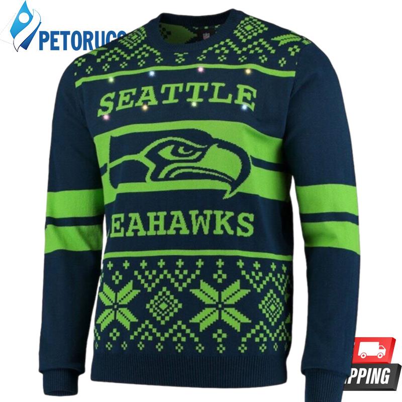 Nfl Seattle Seahawks Green Design Ugly Christmas Sweaters