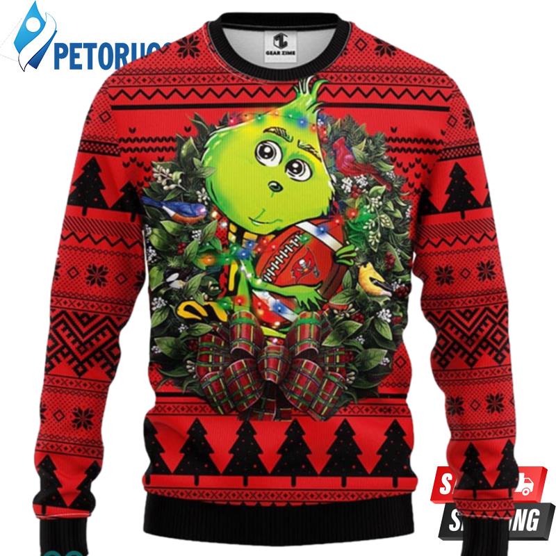 Nfl Tampa Bay Buccaneers Grinch Hug Cute Gift Ugly Christmas Sweaters