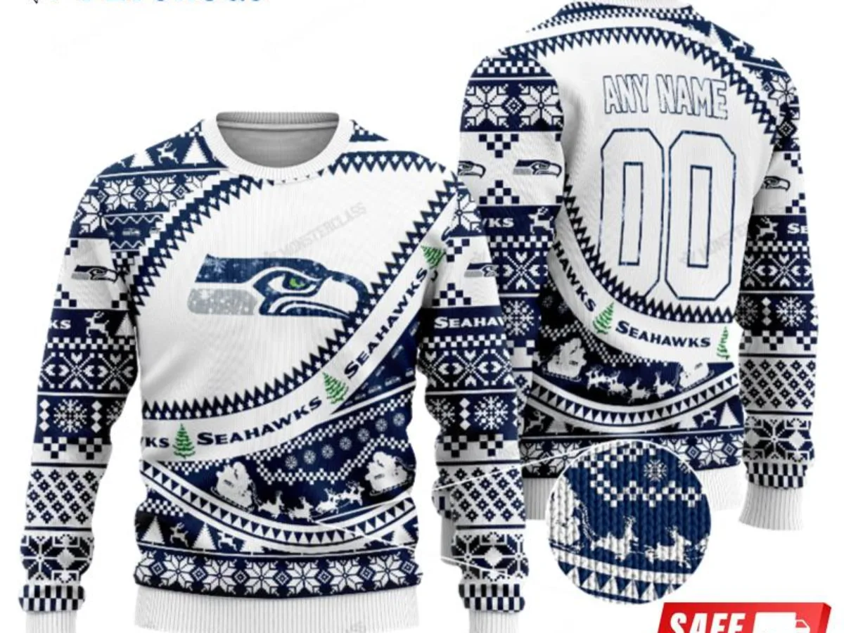 Ugly seahawks sale christmas sweater