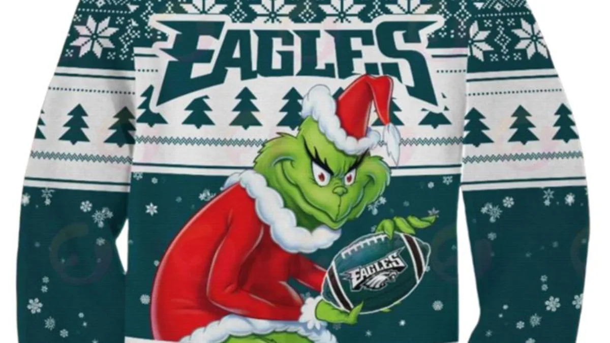 Ugly christmas sale sweater eagles