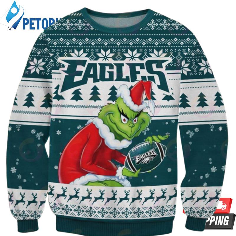 Team Logo Philadelphia 76Ers Ugly Christmas Sweaters - Peto Rugs