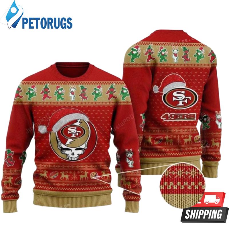 San Francisco 49Ers Grateful Dead Ugly Christmas Sweaters
