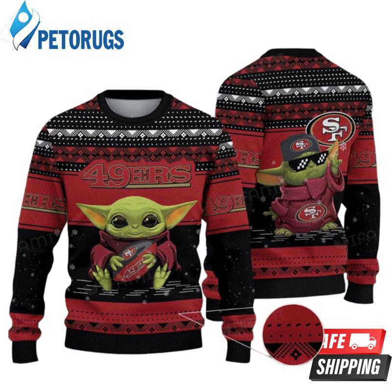San Francisco 49Ers Yoda Baby Ugly Christmas Sweaters