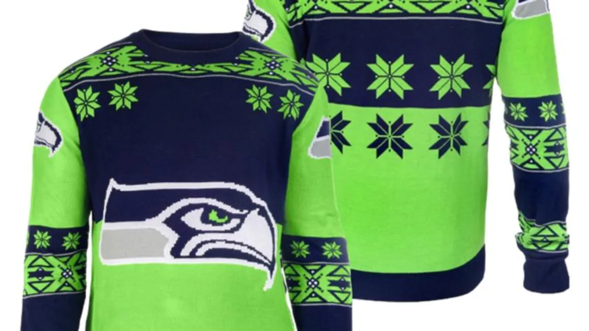 Seahawks clearance ugly sweater