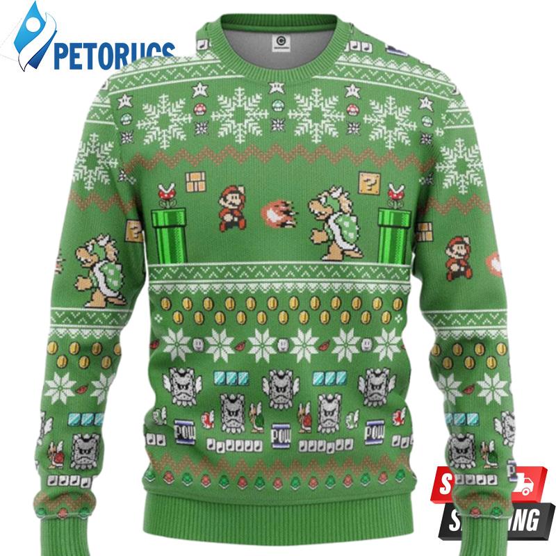 Super Mario Ugly Christmas Sweaters