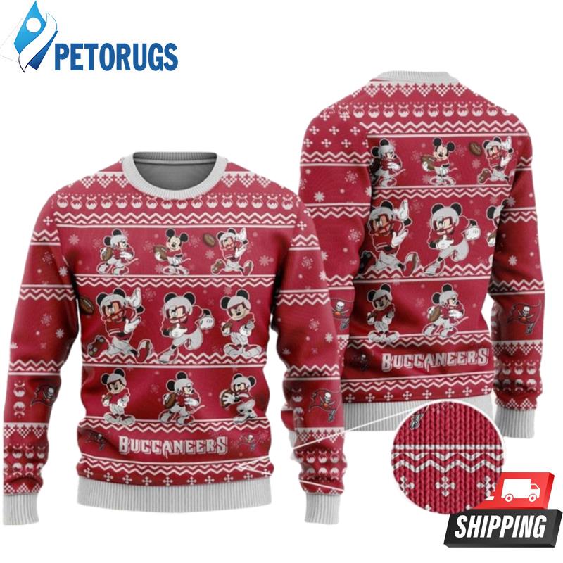 Tampa Bay Buccaneers Mickey Mouse Ugly Christmas Sweaters
