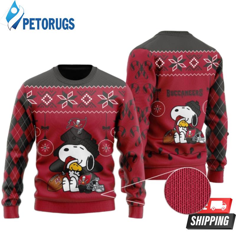 Tampa Bay Buccaneers Snoopy Ugly Christmas Sweaters