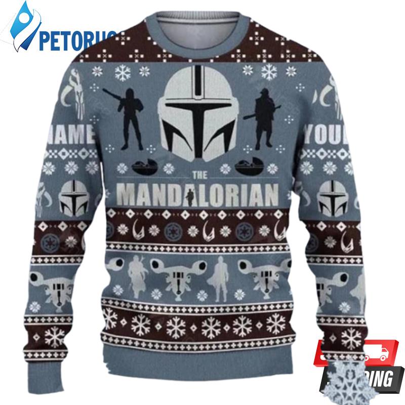 The Mandalorian Vintage Christmas Ugly Christmas Sweaters