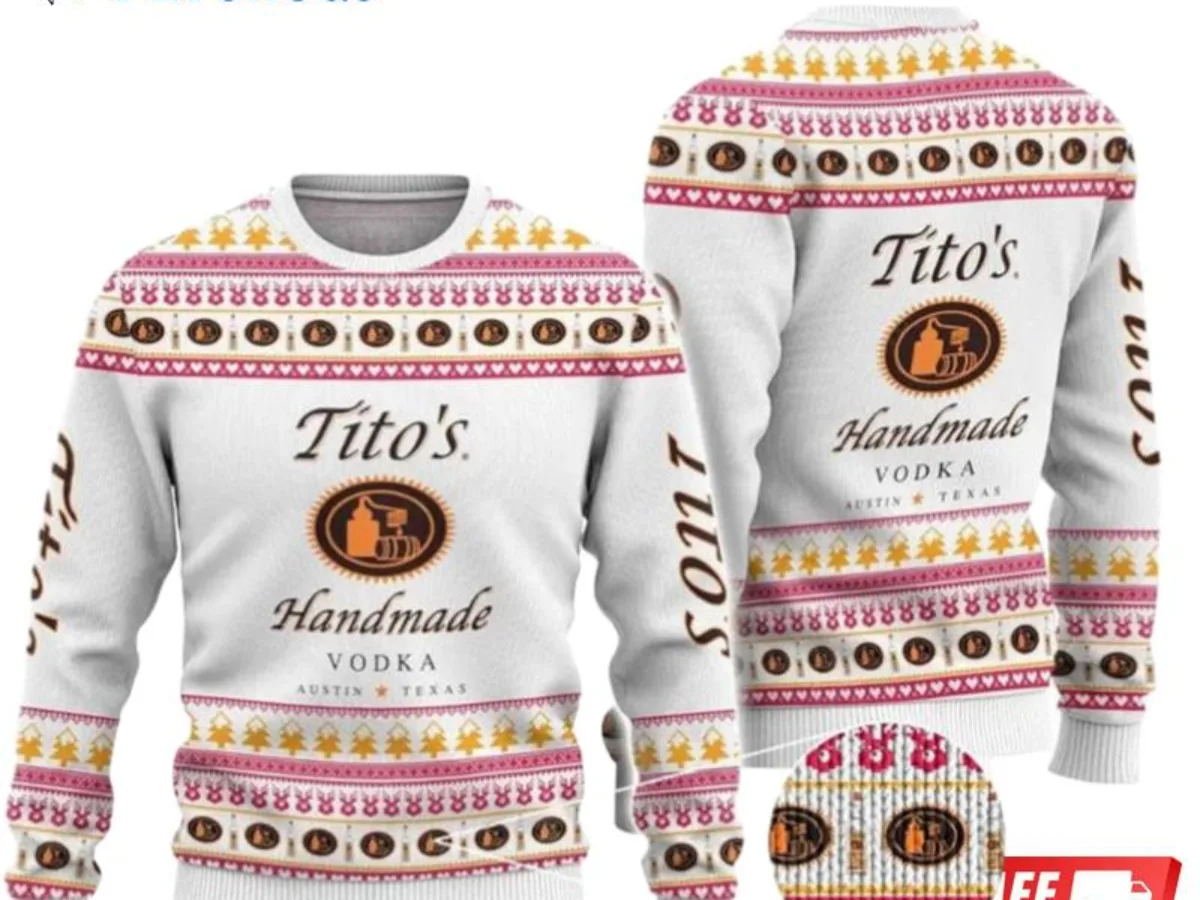 Tito's vodka 2024 ugly sweater