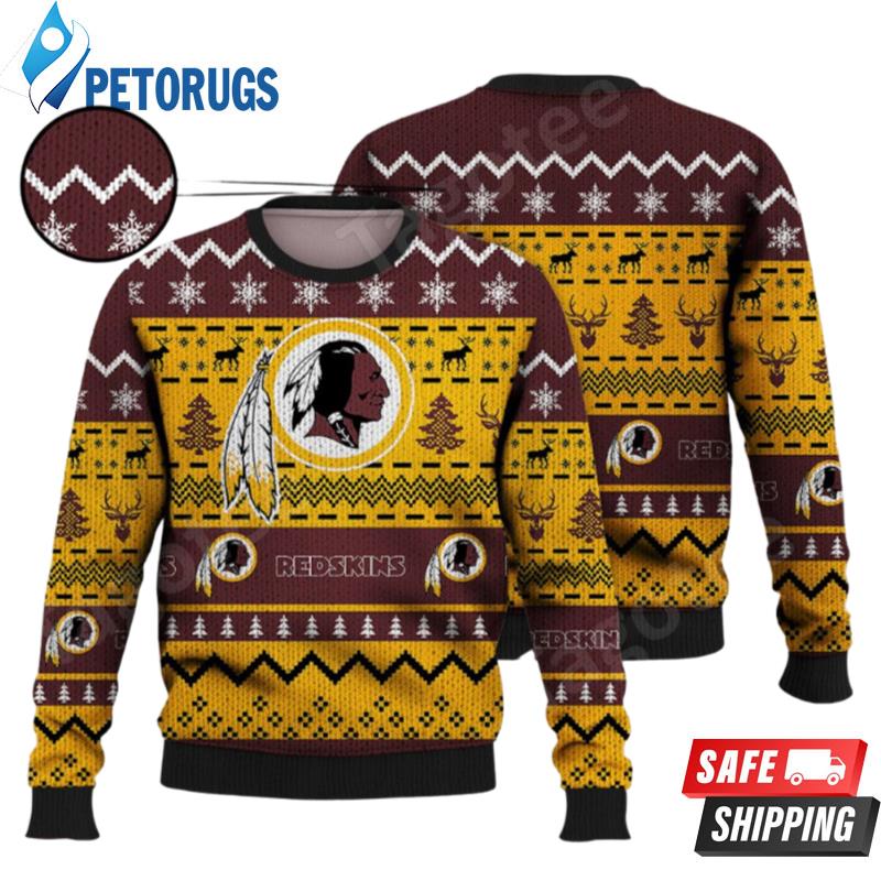 Washington Commanders RedSkins Nfl Football Ugly Christmas Sweaters