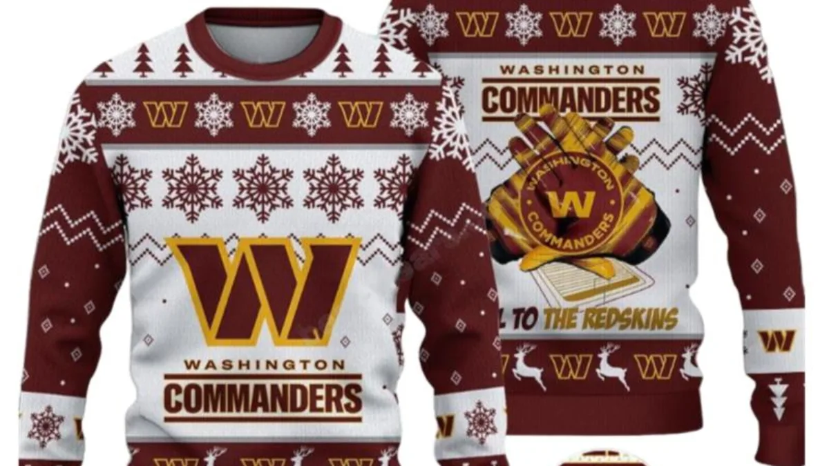 Ugly redskins outlet christmas sweater