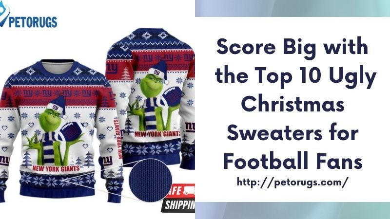 Score Big with the Top 10 Ugly Christmas Sweaters for Football Fans