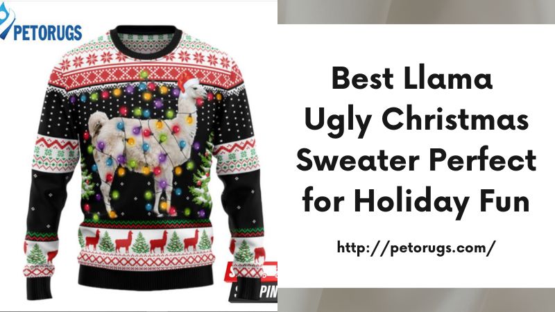 Holiday on sale llama sweater