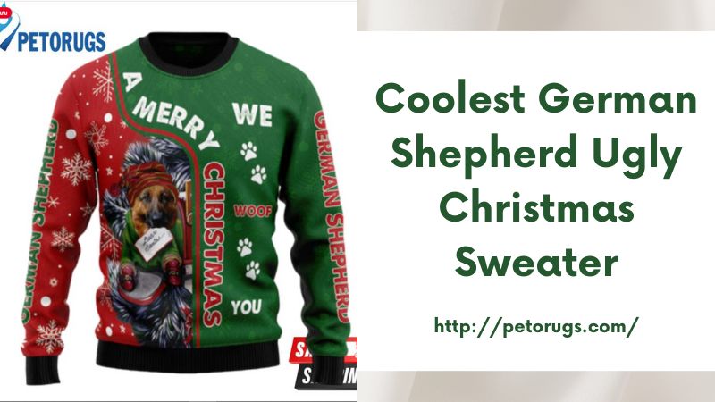 Coolest German Shepherd Ugly Christmas Sweater