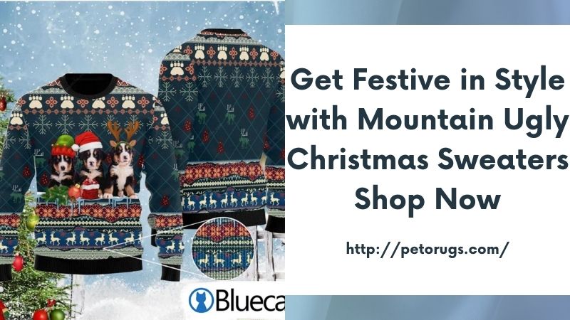 Get Festive in Style with Mountain Ugly Christmas Sweaters Shop Now