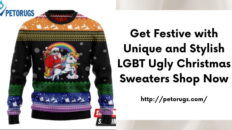 Get Festive with Unique and Stylish LGBT Ugly Christmas Sweaters Shop Now