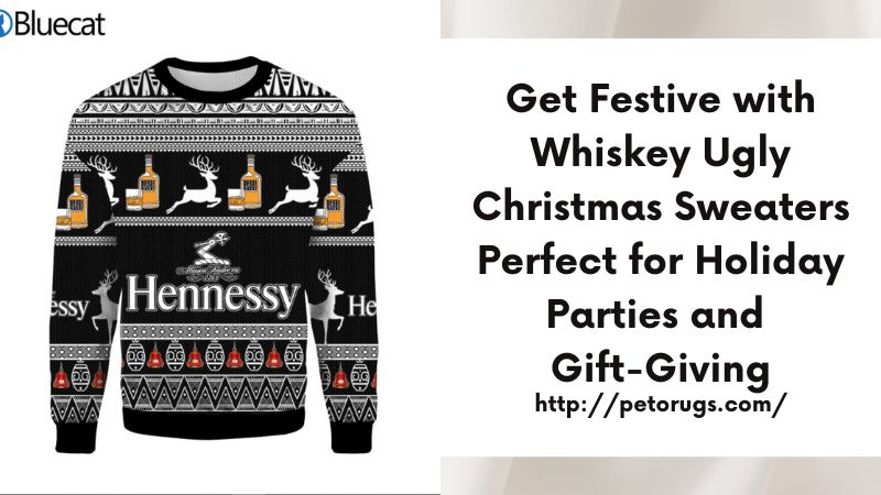 Get Festive with Whiskey Ugly Christmas Sweaters Perfect for Holiday Parties and Gift-Giving