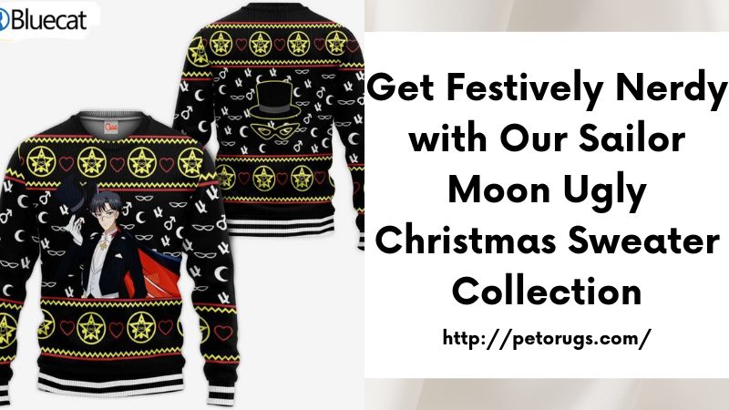 Get Festively Nerdy with Our Sailor Moon Ugly Christmas Sweater Collection