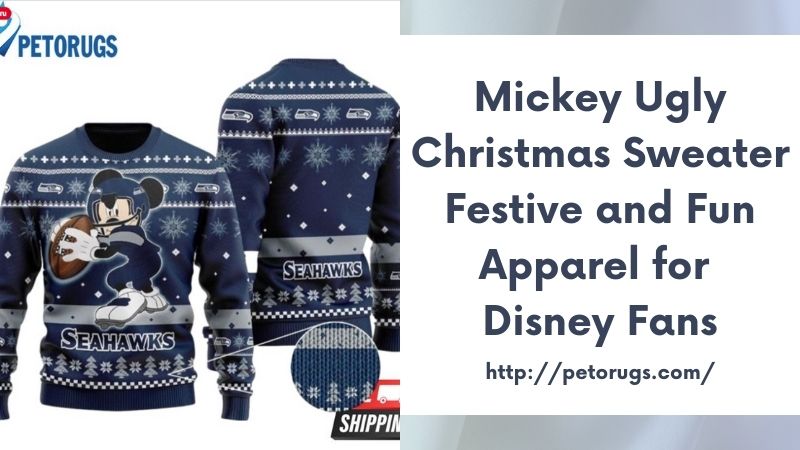 Mickey Ugly Christmas Sweater Festive and Fun Apparel for Disney Fans