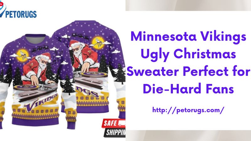Minnesota Vikings Ugly Christmas Sweater Perfect for Die-Hard Fans