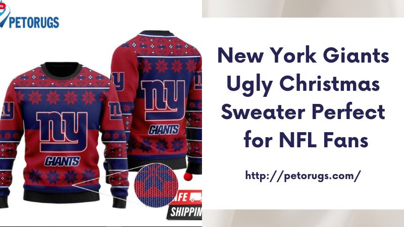 New York Giants Ugly Christmas Sweater Perfect for NFL Fans