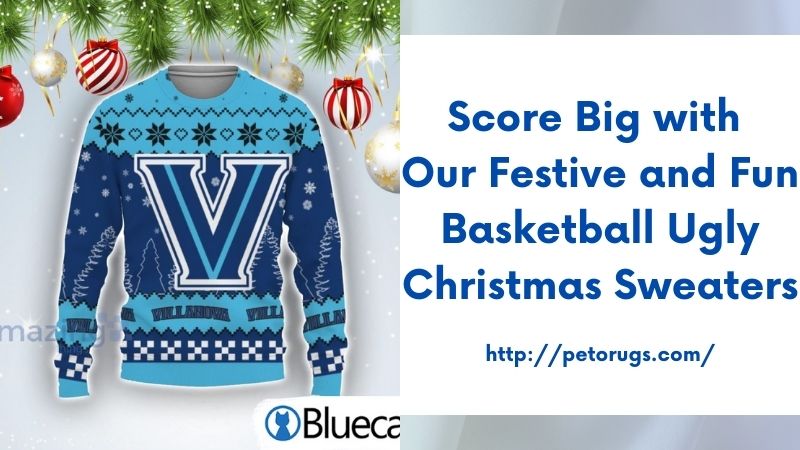 Score Big with Our Festive and Fun Basketball Ugly Christmas Sweaters