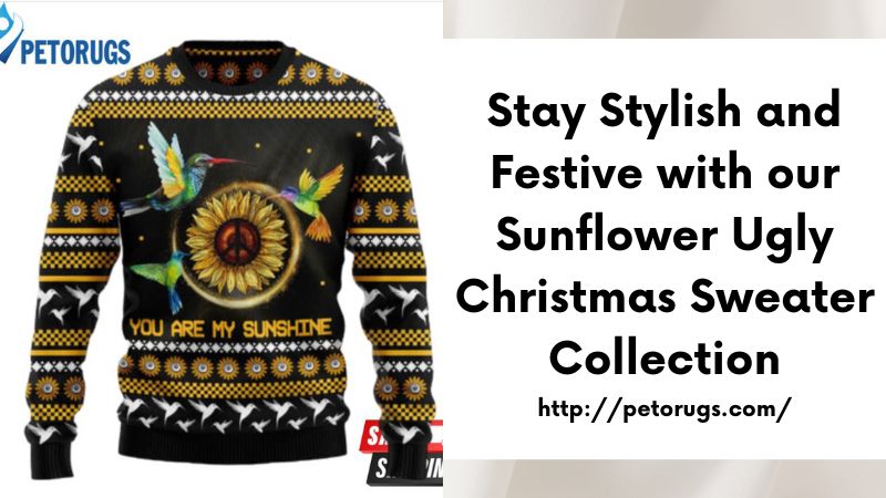 Stay Stylish and Festive with our Sunflower Ugly Christmas Sweater Collection