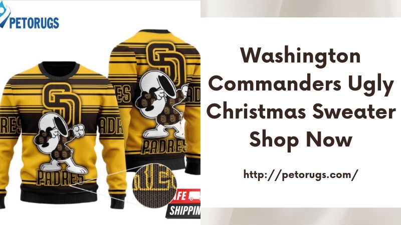 Washington Commanders Ugly Christmas Sweater Shop Now