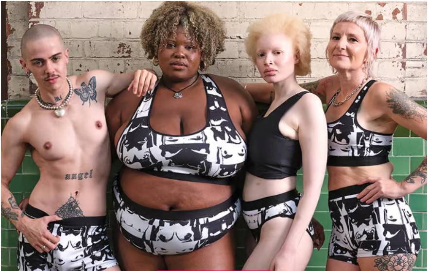 Lucy & Yak Introduces 'Baring All' Collection to Normalize Nipples