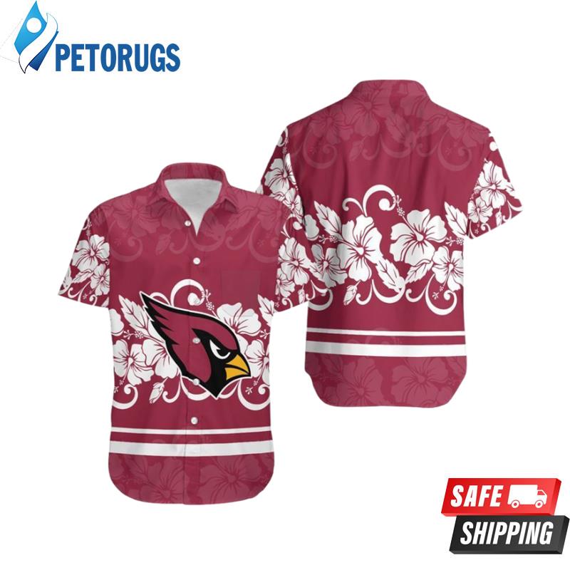 Arizona Cardinals Hibiscus Flowers Hawaiian Shirt