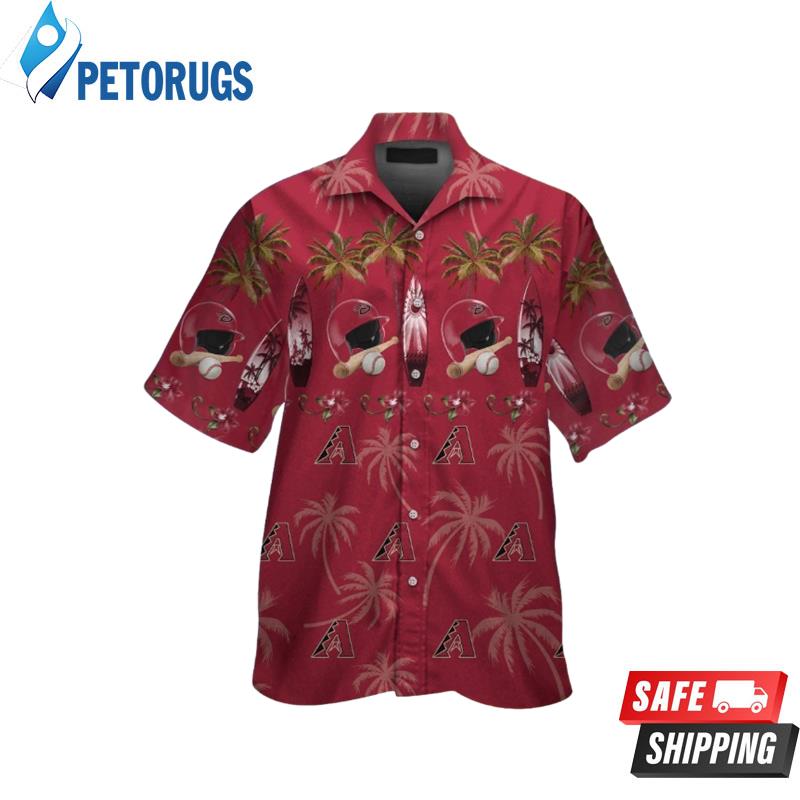 Arizona Diamondbacks Short Sleeve Elegance Tropical Hawaiian Shirt