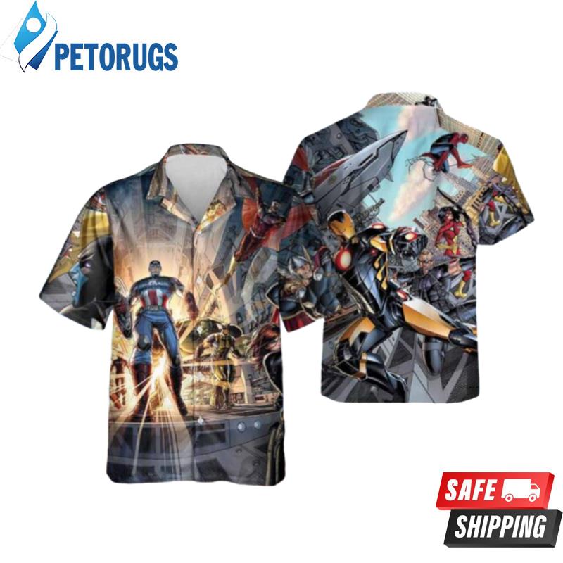 Avengers By Dustin Weaver Hawaiian Shirt