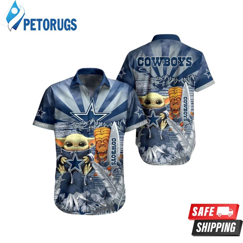 Baby Yoda Dallas Cowboys Nfl Hawaiian Shirt