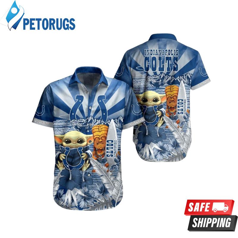 Baby Yoda Indianapolis Colts Nfl Hawaiian Shirt