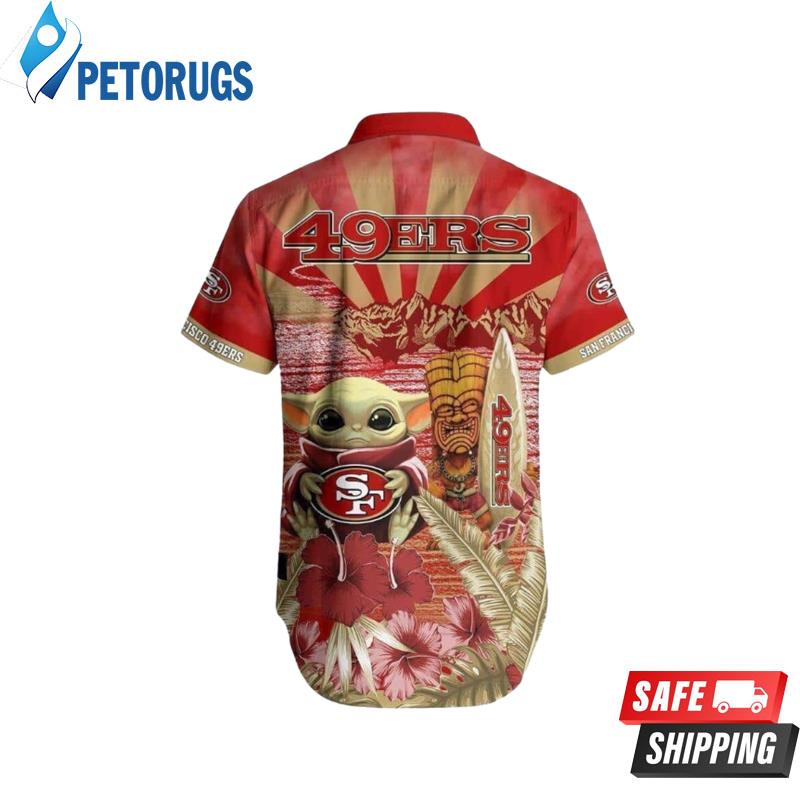 Baby Yoda Star Wars Loves NFL San Francisco 49Ers Hawaiian Shirt