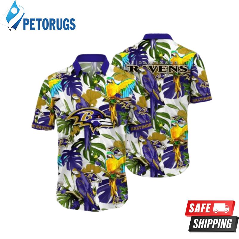 Baltimore Ravens NFL Sea Breezetime Aloha Hawaiian Shirt