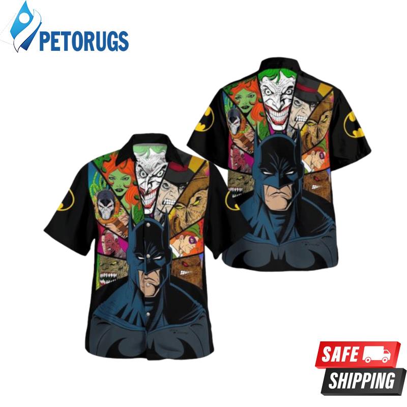 Batman Animated Colorful Hawaiian Shirt