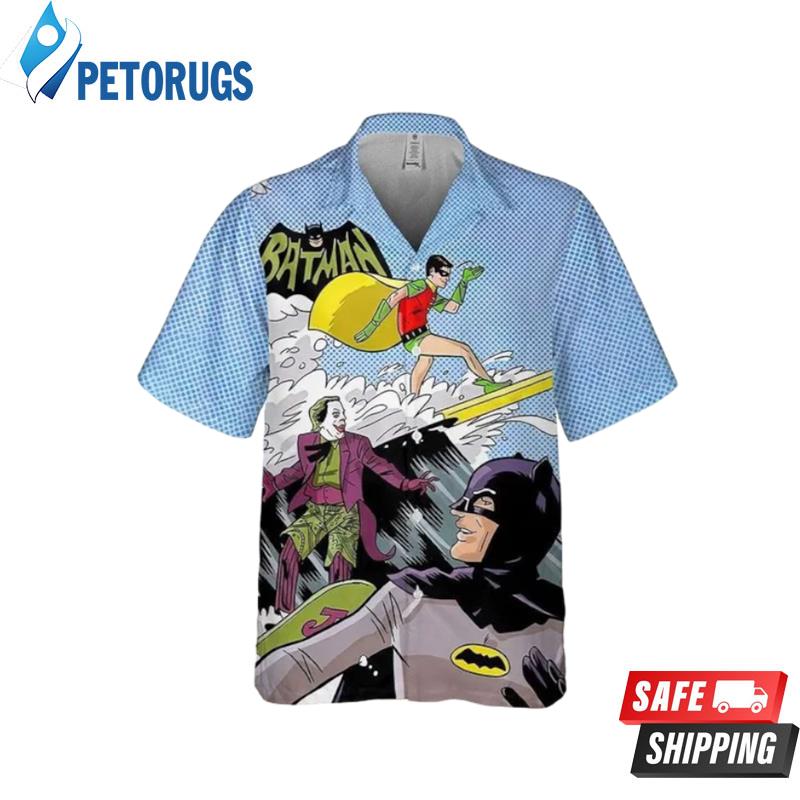 Batman x Robin Surfing Hawaiian Shirt