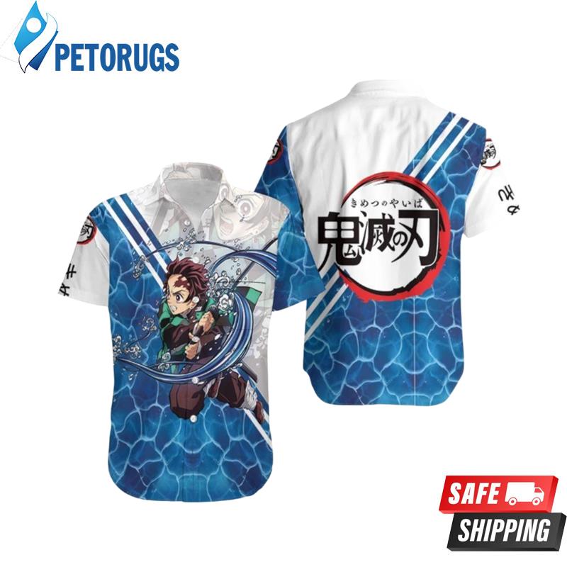 Beach shirt kimetsu no yaiba anime Kamado Tanjiro anime Hawaiian Shirt