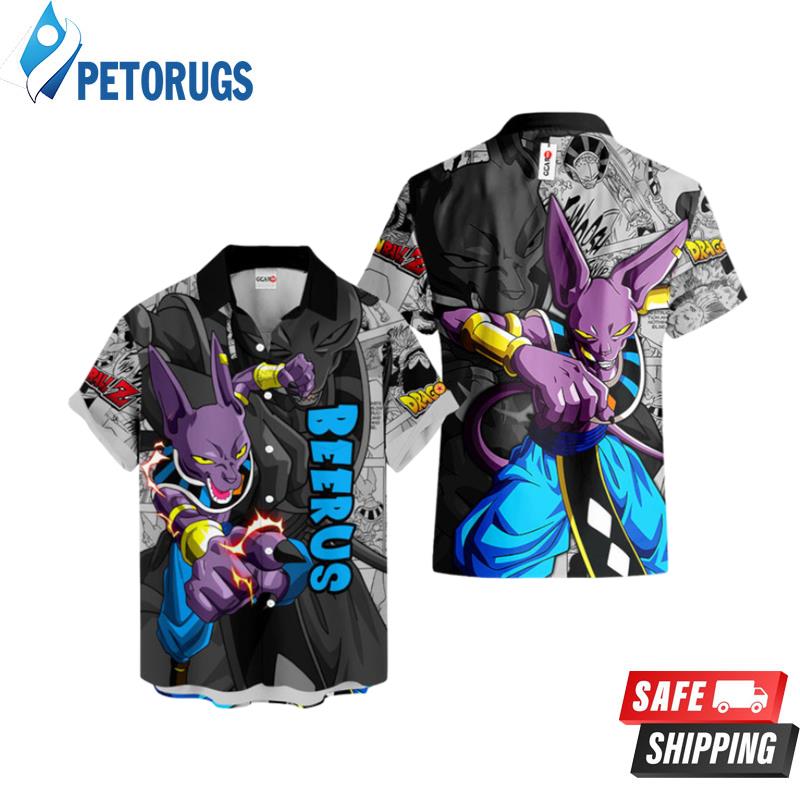 Beerus Custom Manga Hawaiian Shirt